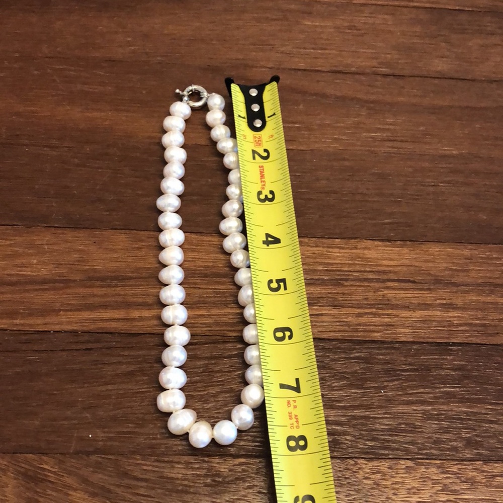 Women’s Natural Real Pearl Necklace Vintage Classic Elegant Timeless Jewelry - Picture 5 of 5